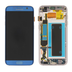 Écran Complet Samsung Galaxy S7 Edge Bleu (Original)