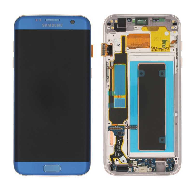 Écran Complet Samsung Galaxy S7 Edge Bleu (Original)