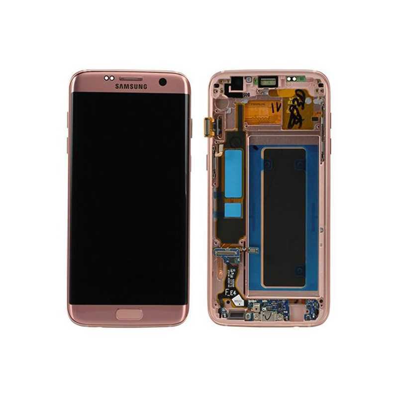 Écran Complet Samsung Galaxy S7 Edge Rose (Original)