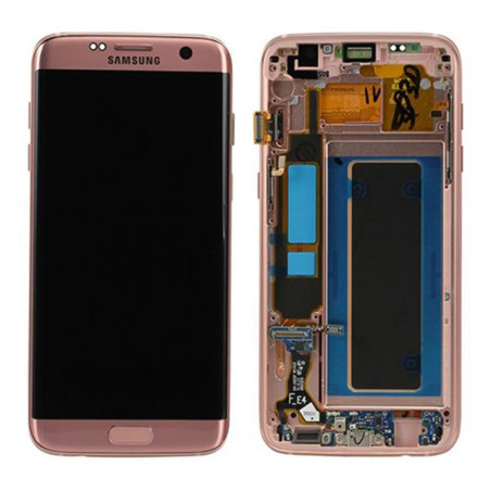 Écran Complet Samsung Galaxy S7 Edge Rose (Original)