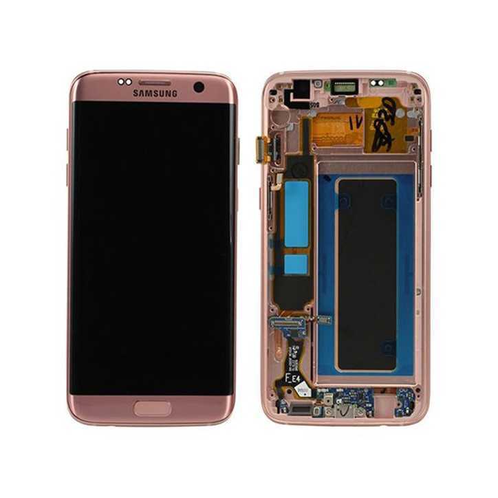 Écran Complet Samsung Galaxy S7 Edge Rose (Service Pack)