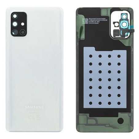 Vitre Arrière Argent Samsung Galaxy A71 (Service Pack)