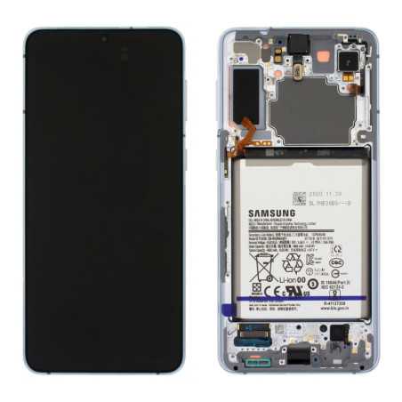 Écran Complet + Batterie Samsung Galaxy S21+ 5G Argent (Original)