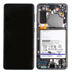 Écran Complet + Batterie Samsung Galaxy S21 5G Gris (Original)