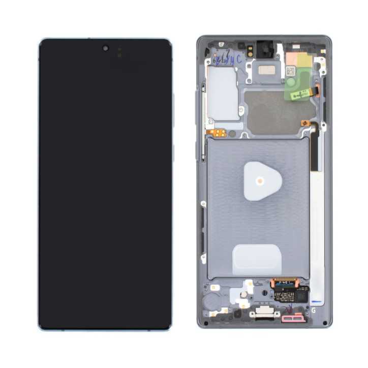 Écran Complet Samsung Galaxy Note 20 Gris (Service Pack)