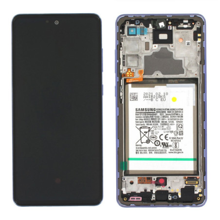Écran Complet + Batterie Samsung Galaxy A72 Violet (Original)