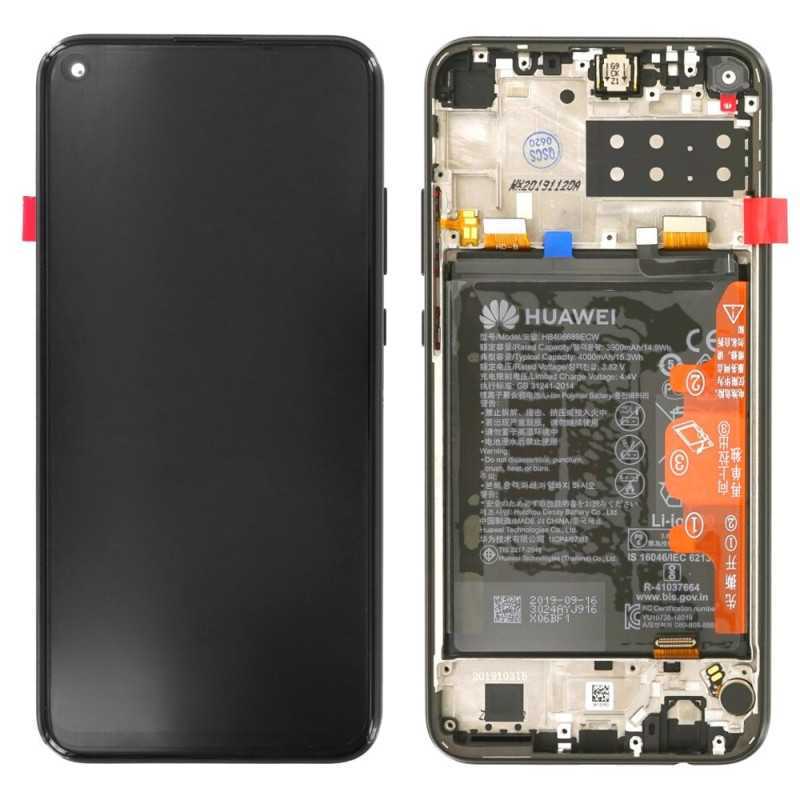 Écran Complet + Batterie Huawei P40 Lite E Noir (Original)