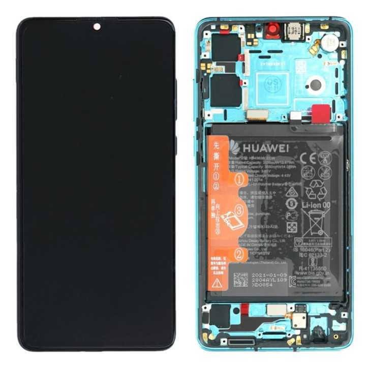 Écran Complet + Batterie Huawei P30 Bleu Aurore (Original)