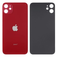 Cristal trasero del iPhone 11 en color rojo