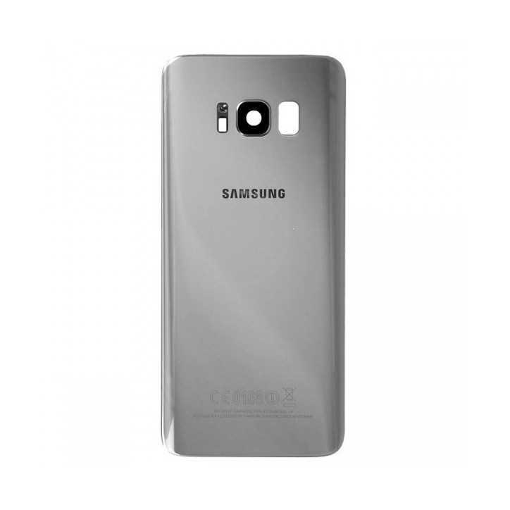 Vitre Arrière Samsung Galaxy S8+ Argent (Service Pack)