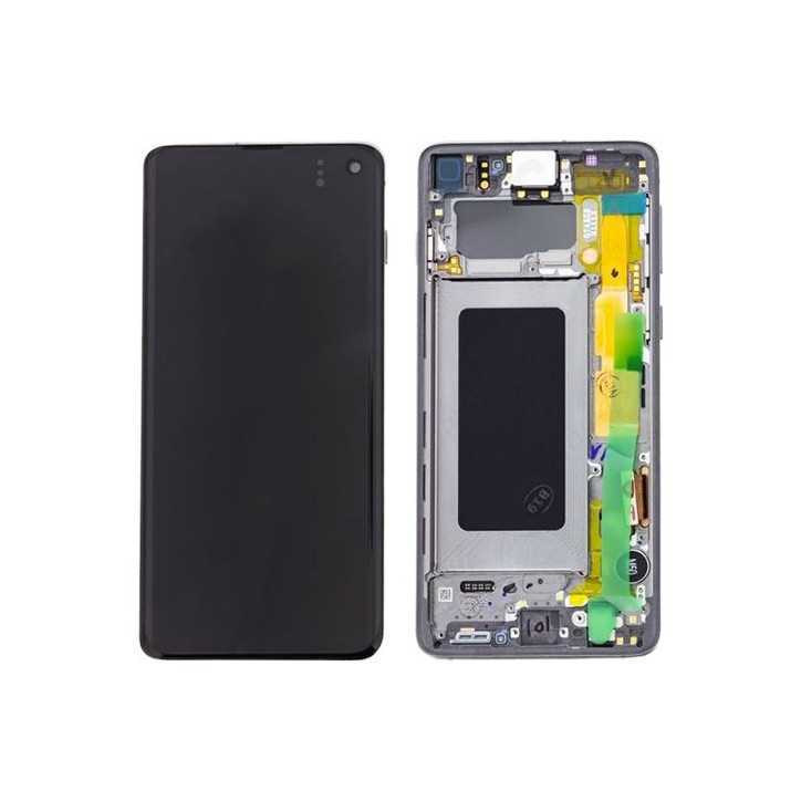 Écran Complet Samsung Galaxy S10 Noir (Service Pack)