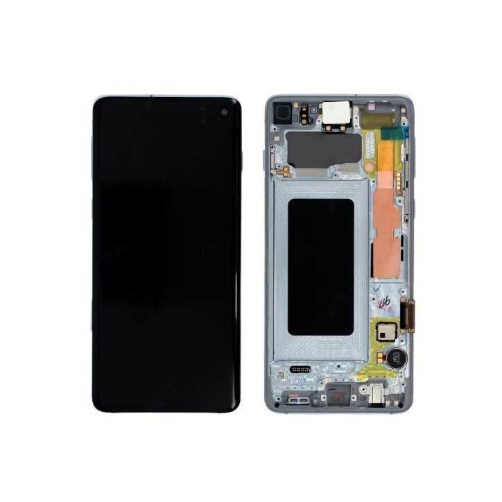 Écran Complet Samsung Galaxy S10 Bleu (Service Pack)