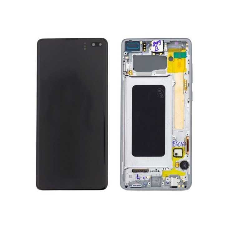 Écran Complet Samsung Galaxy S10 Plus Blanc (Service Pack)