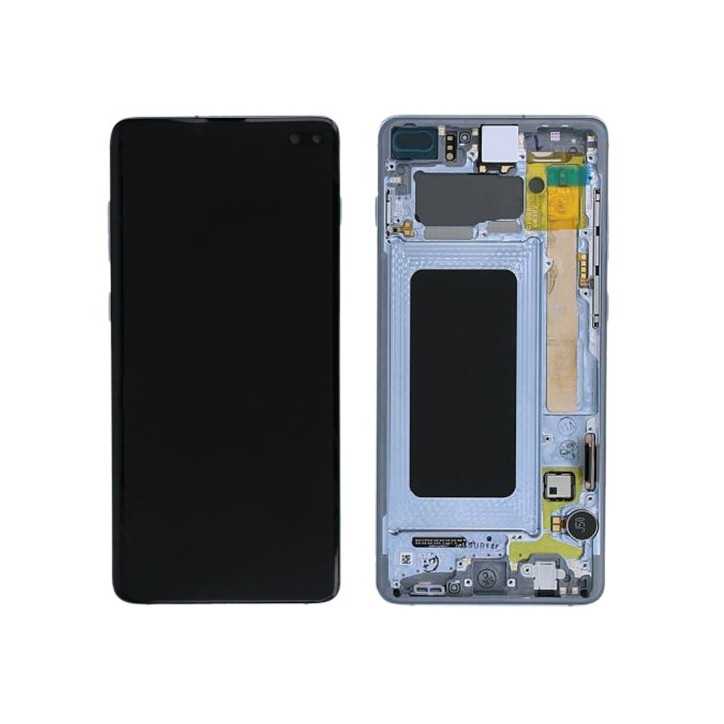 Écran Complet Samsung Galaxy S10 Plus Bleu (Service Pack)