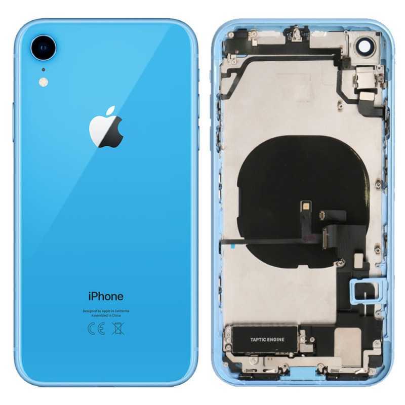 Coque Arrière Complète iPhone XR Bleu