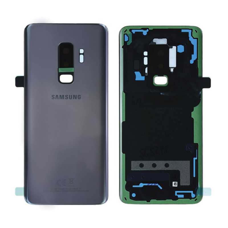 Vitre Arrière Samsung Galaxy S9 Plus Argent (Original)