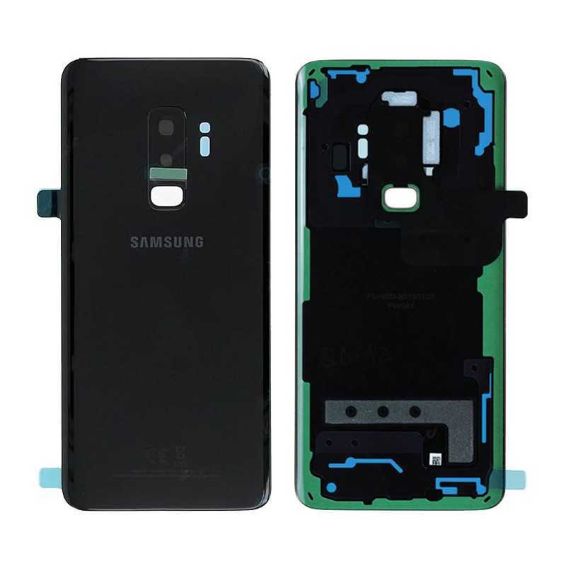 Vitre Arrière Samsung Galaxy S9 Plus Noir (Original)