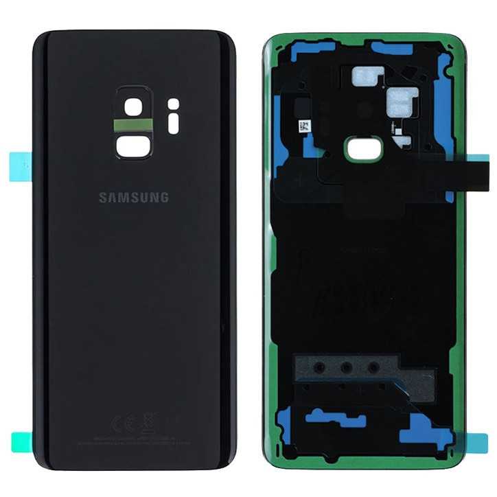 Vitre Arrière Samsung Galaxy S9 Noir (Service Pack)