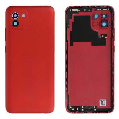 Vitre Arrière Rouge Samsung Galaxy A03 (Service Pack)