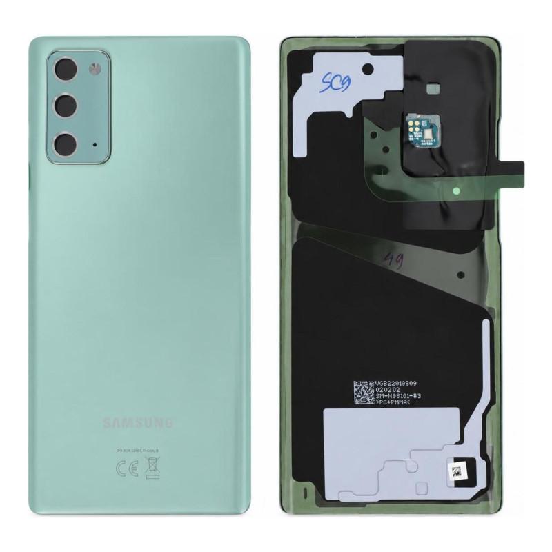 Vitre Arrière Samsung Galaxy Note 20 Vert (Service Pack)