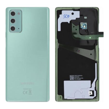 Vitre Arrière Samsung Galaxy Note 20 Vert (Service Pack)