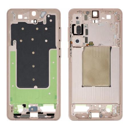 Chasis Central Samsung Galaxy S26 Plus Oro Rosa (Service Pack)