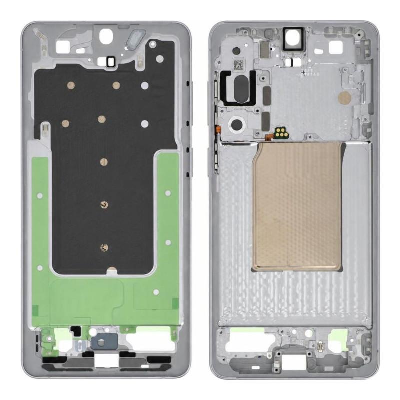 Chasis Central Samsung Galaxy S26 Plus Plata (Service Pack)