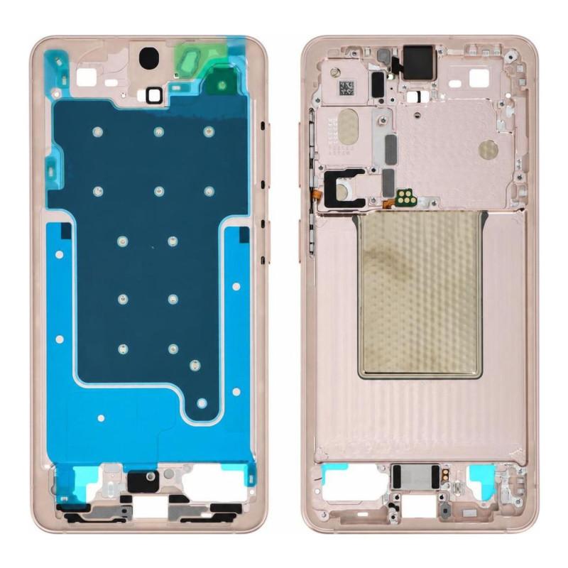 Châssis Central Samsung Galaxy S26 Or Rose (Service Pack)