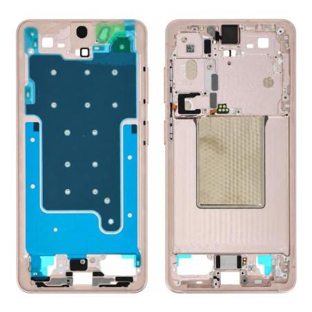 Chasis Central Samsung Galaxy S26 Oro Rosa (Service Pack)