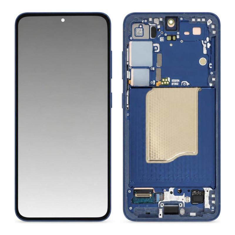 Samsung Galaxy S25 Mitternachtsblau Komplettbildschirm (Service Pack)