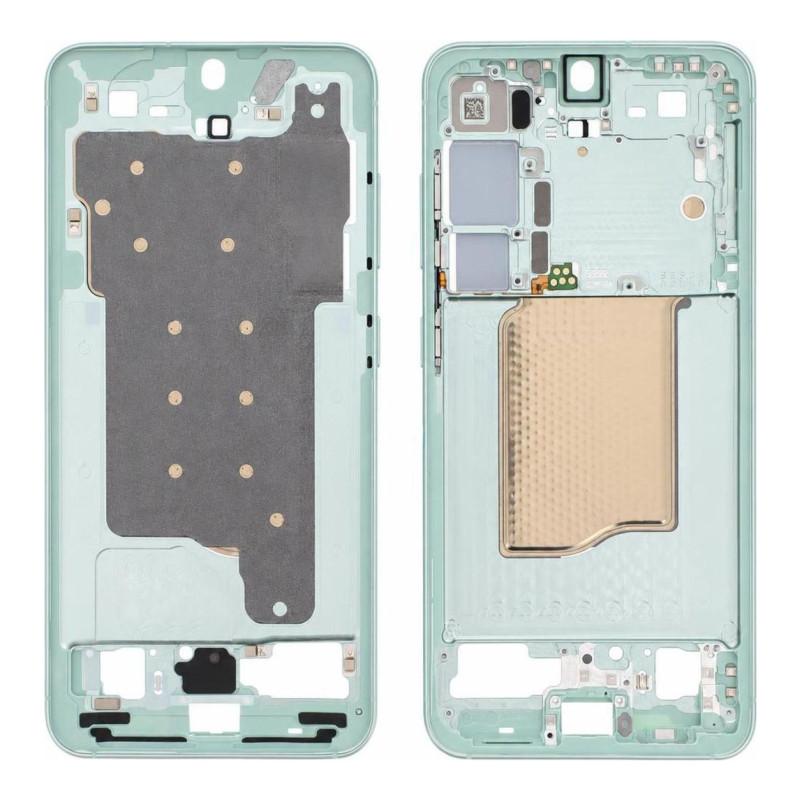Châssis Central Samsung Galaxy S25 Vert (Service Pack)