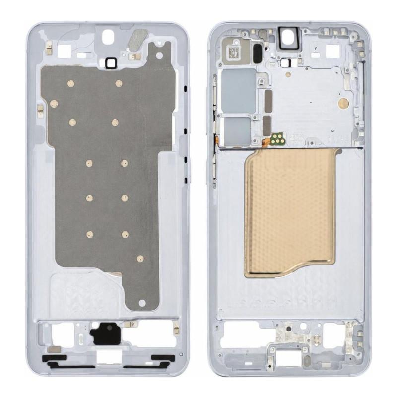 Châssis Central Samsung Galaxy S25 Bleu Clair (Service Pack)