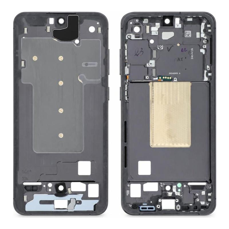 Central Frame Samsung Galaxy S24 FE Graphite (Service Pack)