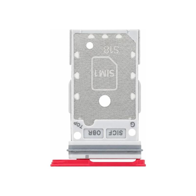 SIM Drawer Samsung Galaxy S25 Coral (Service Pack)