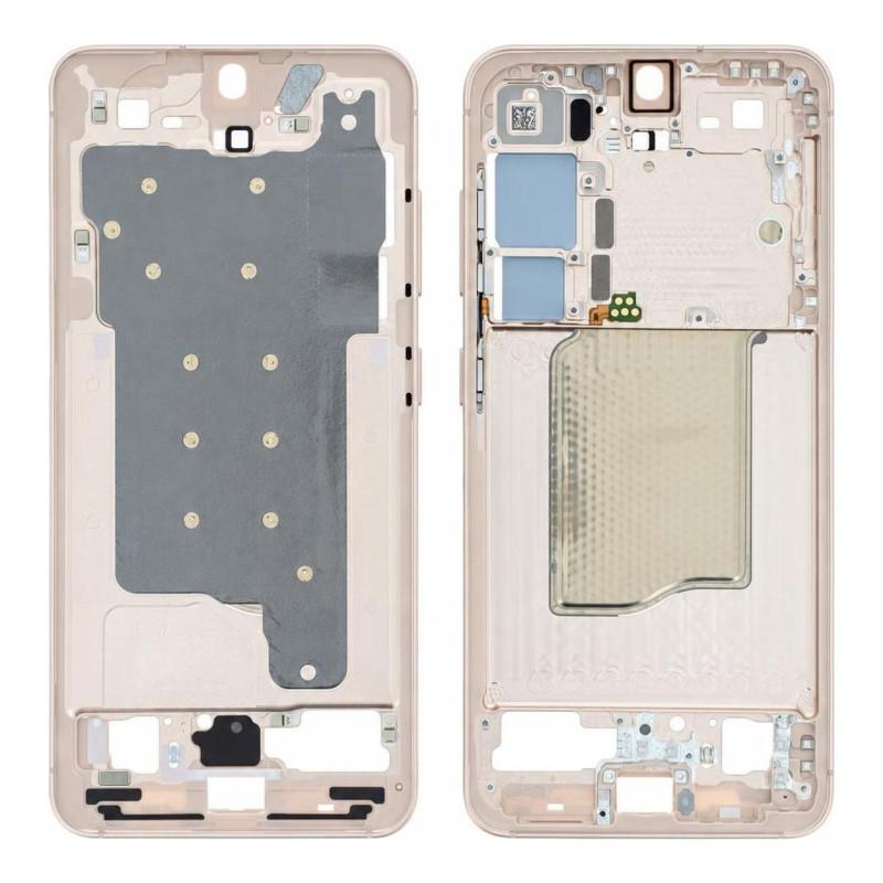 Chassis Centrale Samsung Galaxy S25 Oro Rosa (Service Pack)