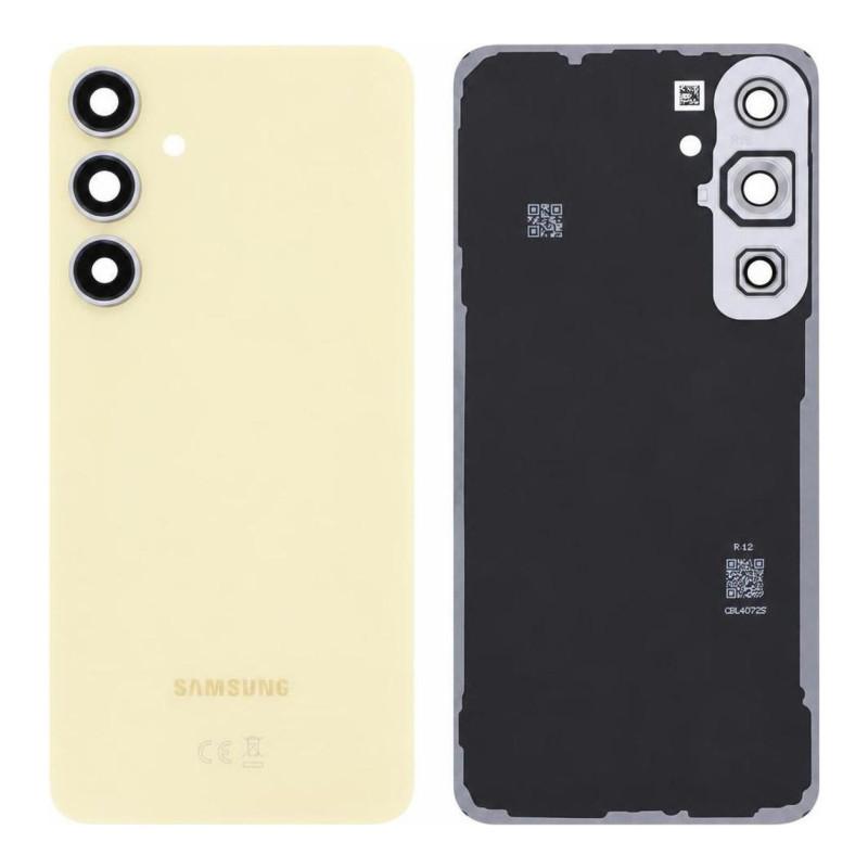 Hinteres Glas Samsung Galaxy S24 FE Gelb (Service Pack)