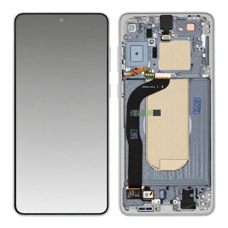 Schermo Completo Samsung Galaxy S25 Argento (Originale)