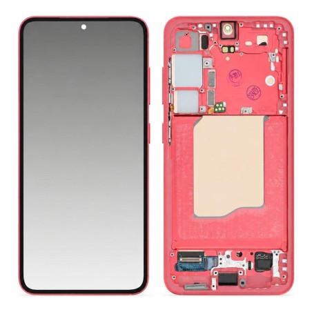 Schermo Completo Samsung Galaxy S25 Rosso (Originale)