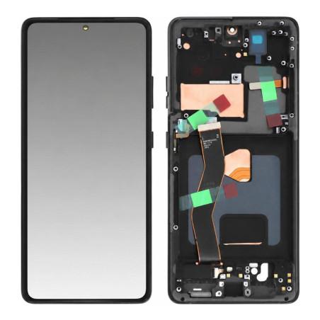 Samsung Galaxy S21 Ultra 5G Schwarz Vollbildschirm (Soft OLED)