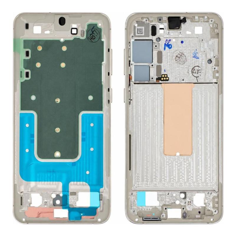 Zentrales Chassis Samsung Galaxy S23 Plus Creme (Service Pack)