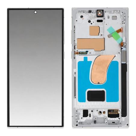 Samsung Galaxy S23 Ultra Blauer Vollbildschirm (Soft OLED)