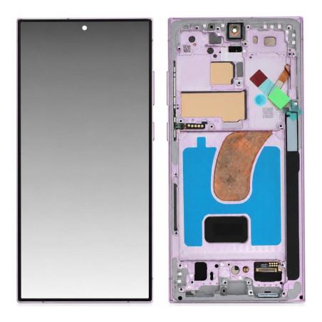 Samsung Galaxy S23 Ultra Lavender Vollbild-Display (Soft OLED)