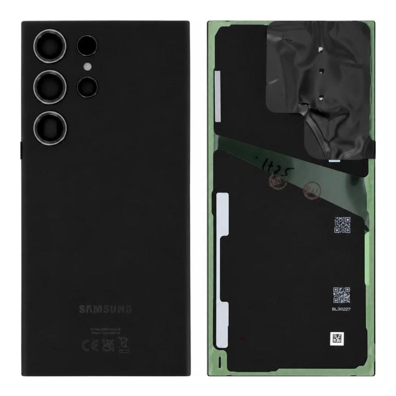 Vitre Arrière Samsung Galaxy S23 Ultra Noir (Service Pack)