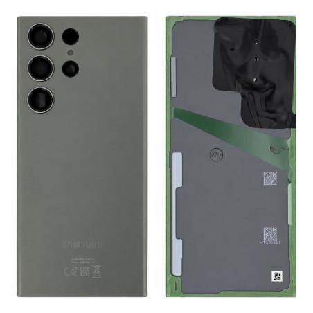 Hintere Glasplatte Samsung Galaxy S23 Ultra Grün (Service Pack)