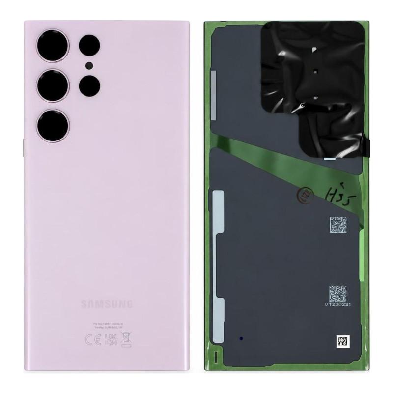 Hinteres Glas Samsung Galaxy S23 Ultra Lavendel (Service Pack)