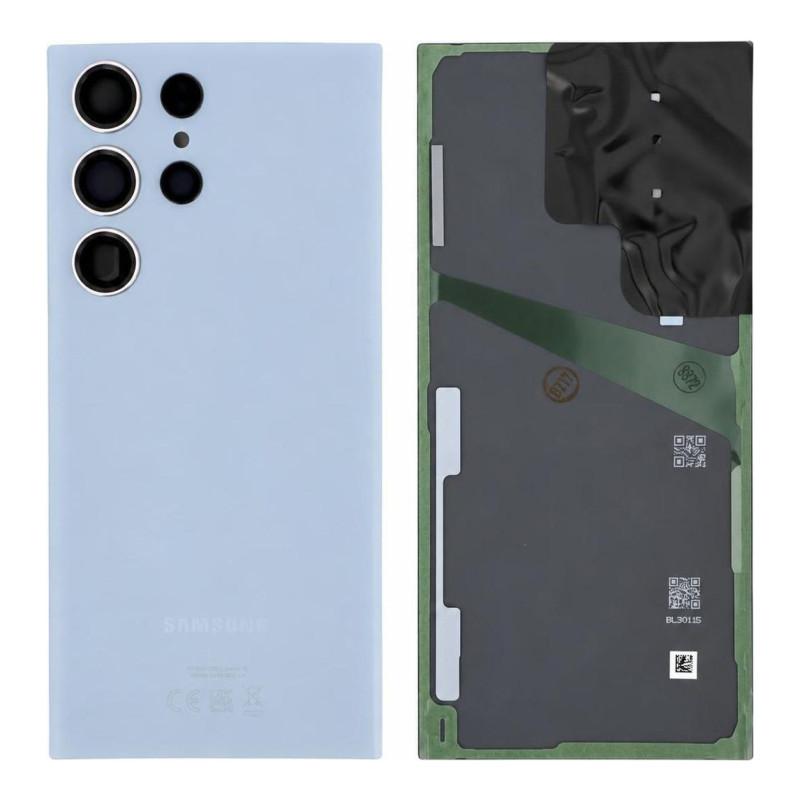 Rückscheibe Samsung Galaxy S23 Ultra Sky Blau (Service Pack)