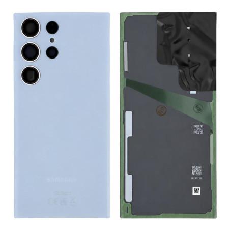 Rückscheibe Samsung Galaxy S23 Ultra Sky Blau (Service Pack)