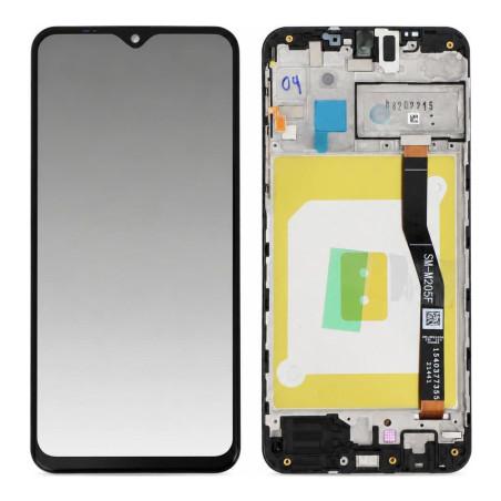 Vollständiger Bildschirm Samsung Galaxy M20 Schwarz (Service Pack)