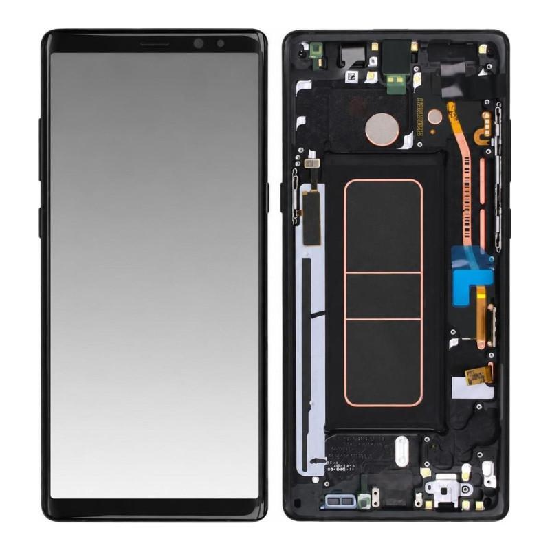 Complete Screen Samsung Galaxy Note 8 Black (Service Pack)