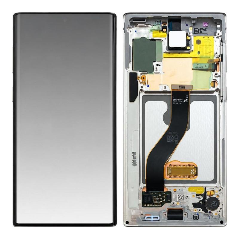 Pantalla Completa Samsung Galaxy Note 10 Blanco (Service Pack)